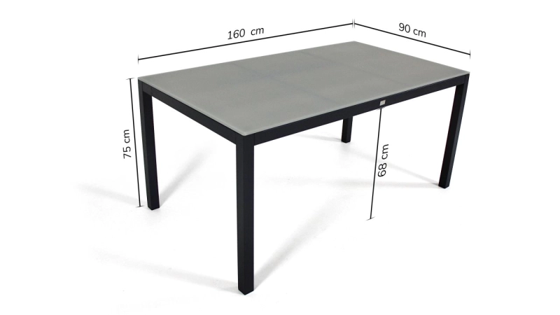 Ogrodowy zestaw stołowy outlet - stół z fotelami biały 6 osobowy