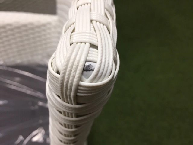 Ogrodowy zestaw stołowy outlet - stół z fotelami biały 6 osobowy