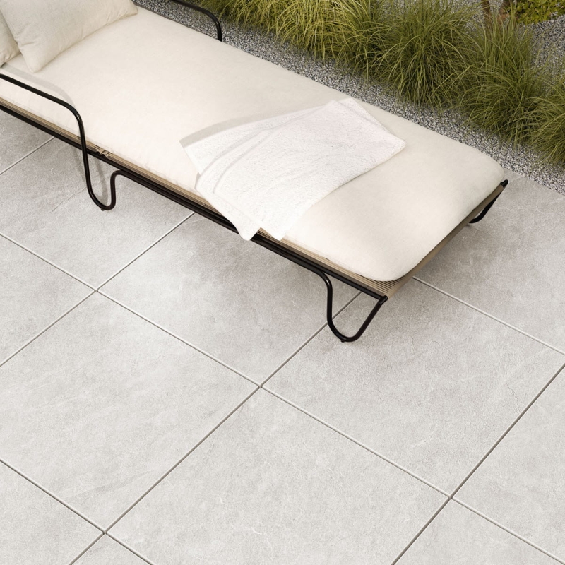 Płytka Zoya Ash White 80x80x2cm