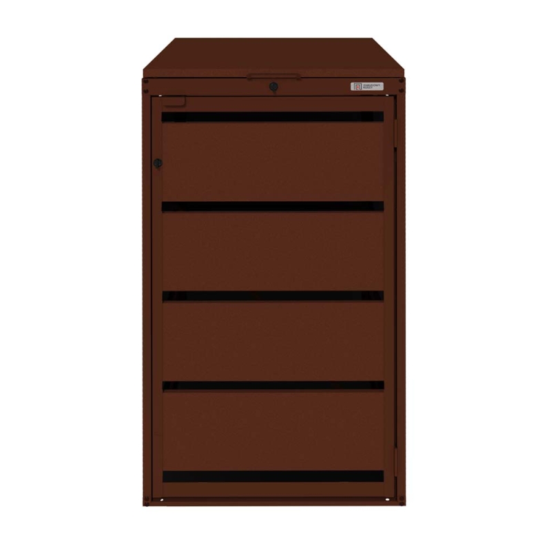 Zabudowa kosza 120L blacha ocynk kolor do wyboru