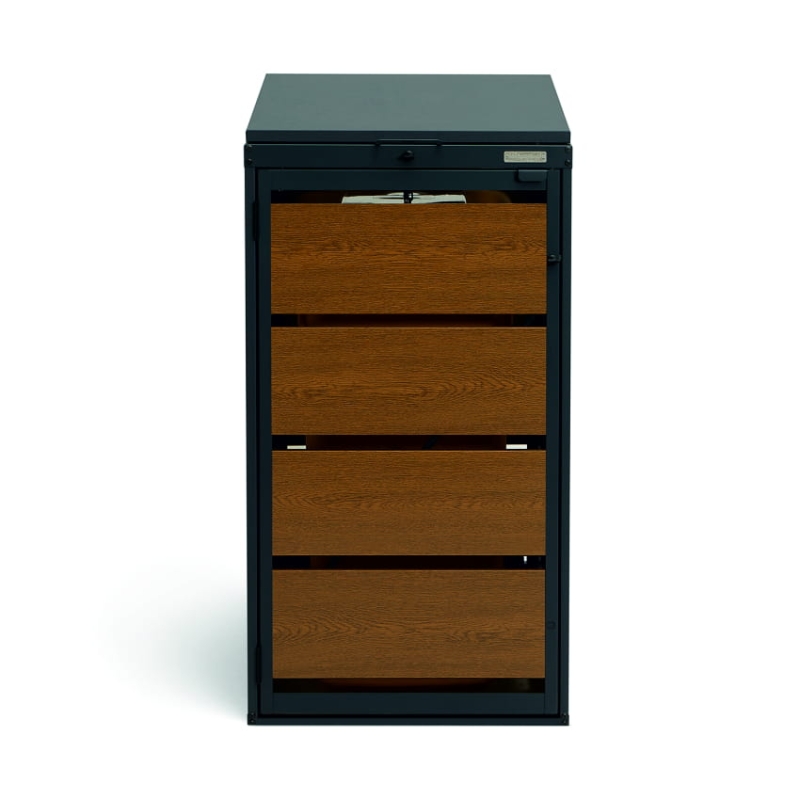 Zabudowa kosza 120L blacha ocynk kolor do wyboru