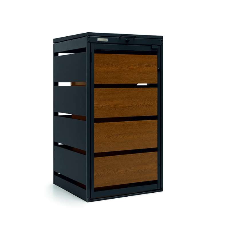 Zabudowa kosza 120L blacha ocynk kolor do wyboru