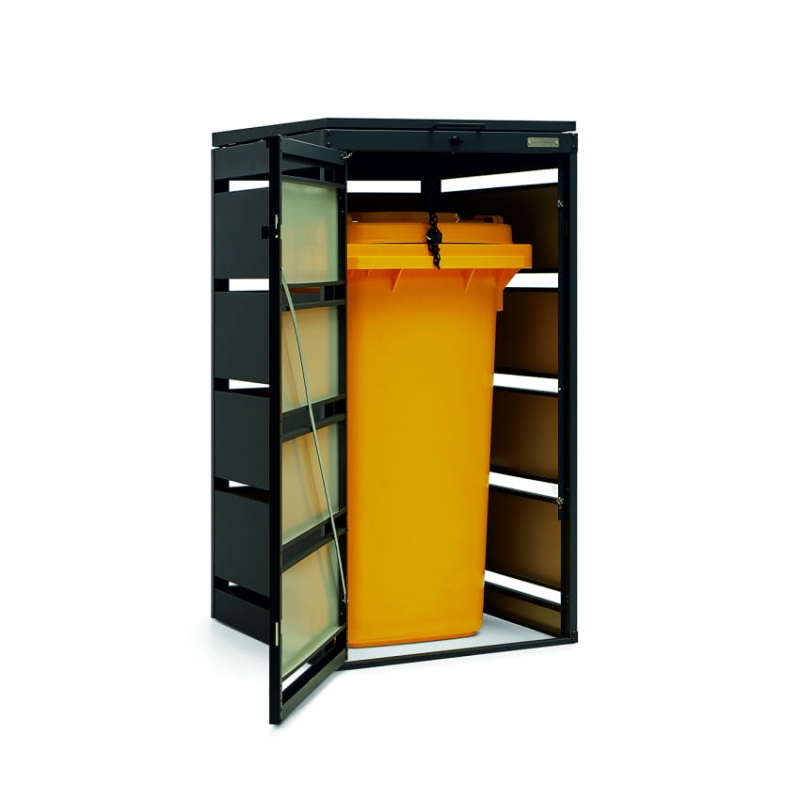 Zabudowa kosza 120L blacha ocynk kolor do wyboru