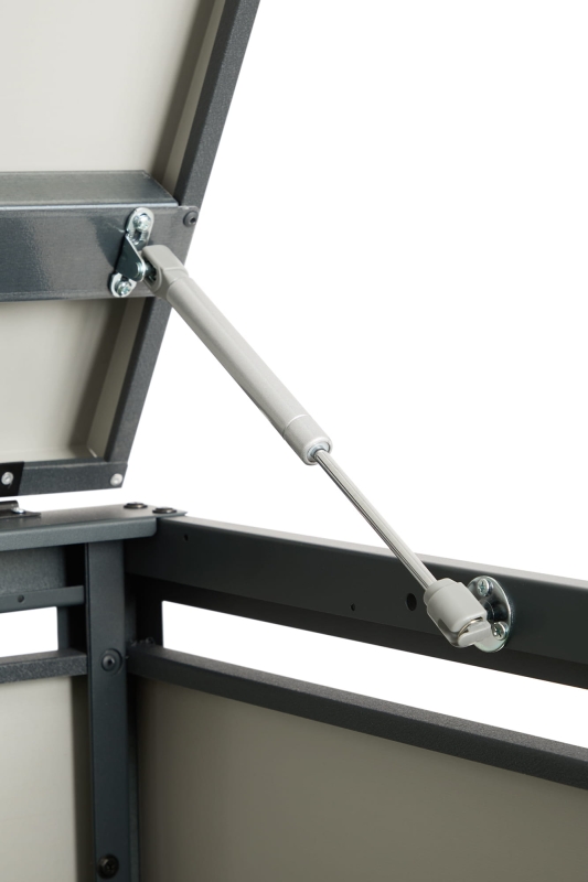 Zabudowa na 5 koszy na śmieci 120L - blacha ocynkowana