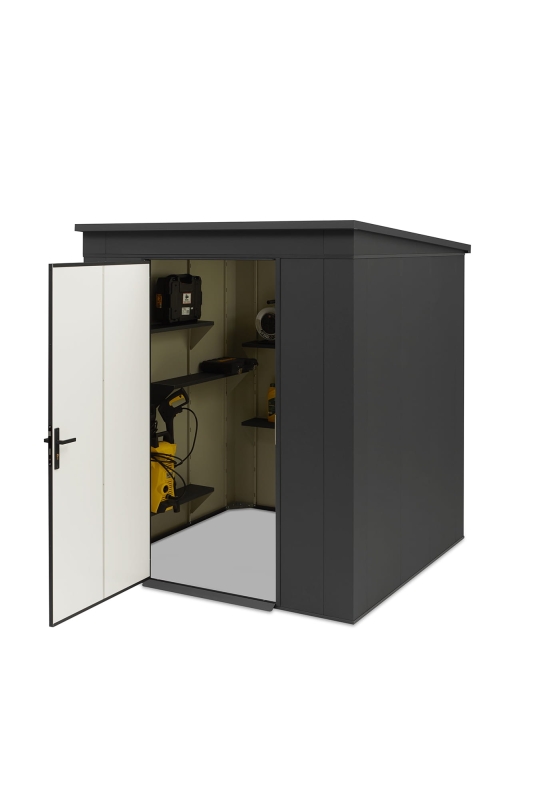 Domek ogrodowy na narzędzia czarny