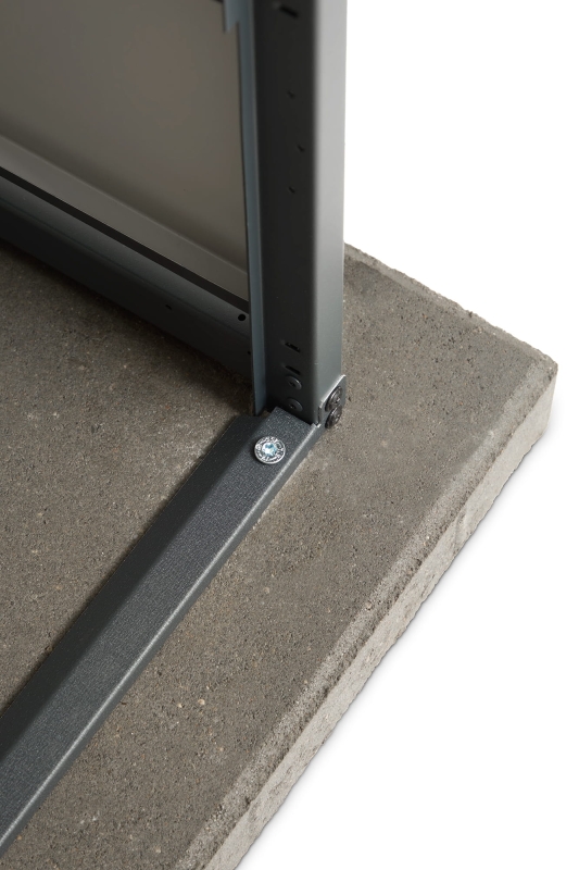 Zabudowa kosza na śmieci z kwietnikiem 120L agro