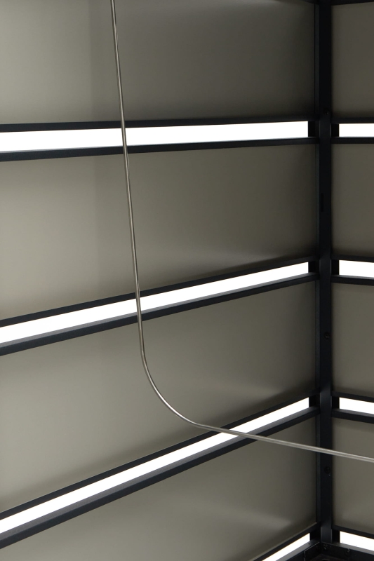 Zabudowa kosza na śmieci z kwietnikiem 120L agro