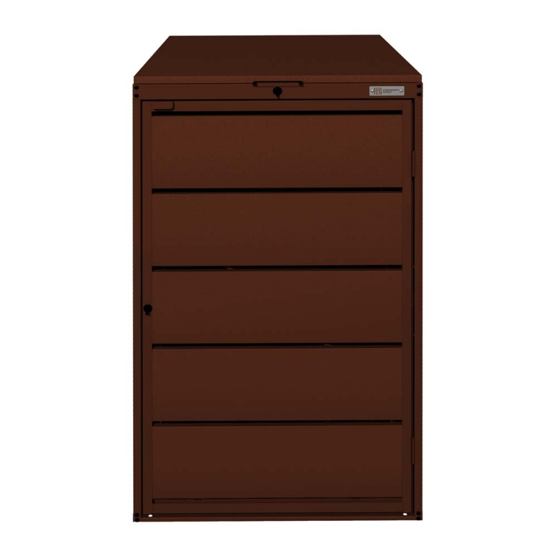 Zabudowa kosza 240L na śmieci z blachy