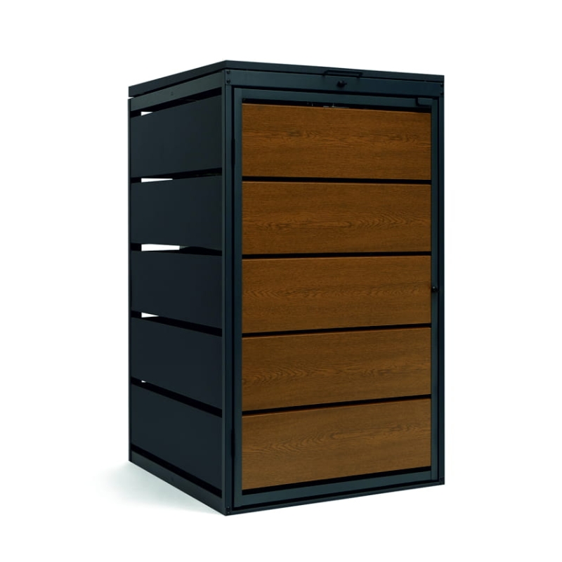 Zabudowa kosza 240L na śmieci z blachy