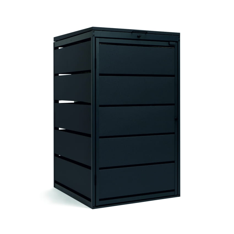 Zabudowa kosza 240L na śmieci z blachy