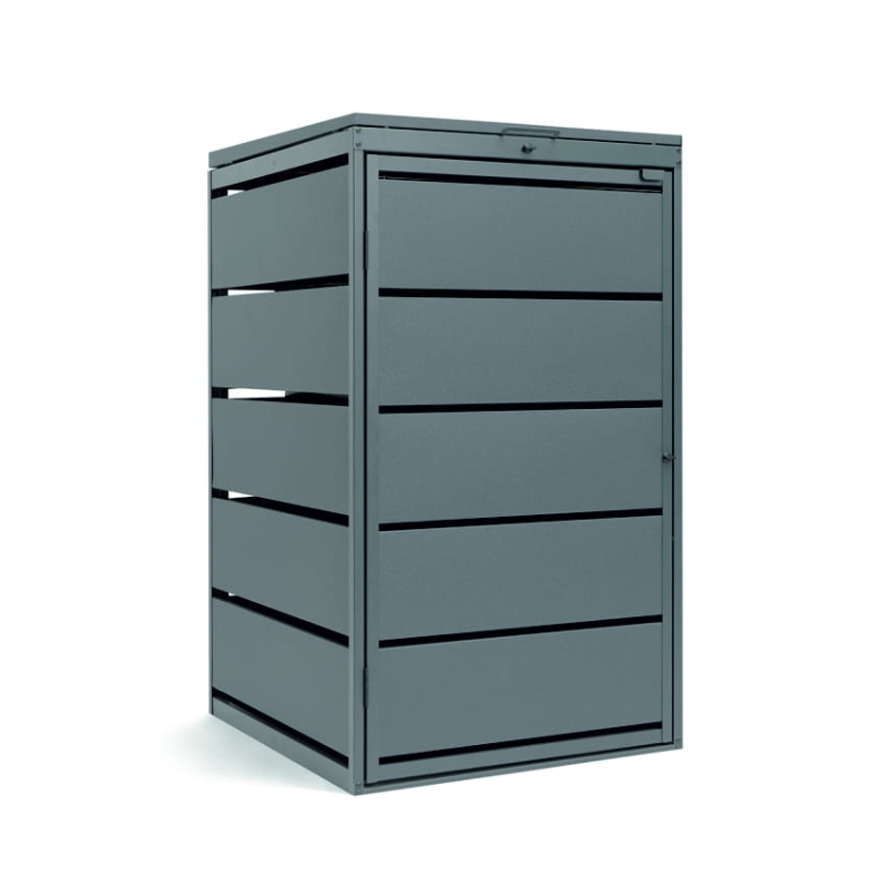 Zabudowa kosza 240L na śmieci z blachy