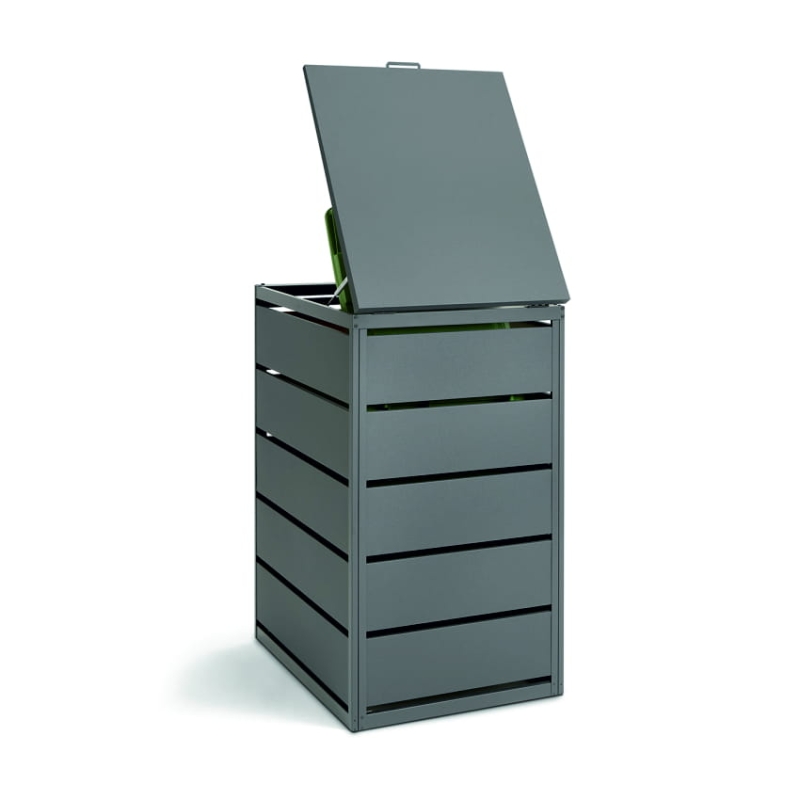 Zabudowa kosza 240L na śmieci z blachy