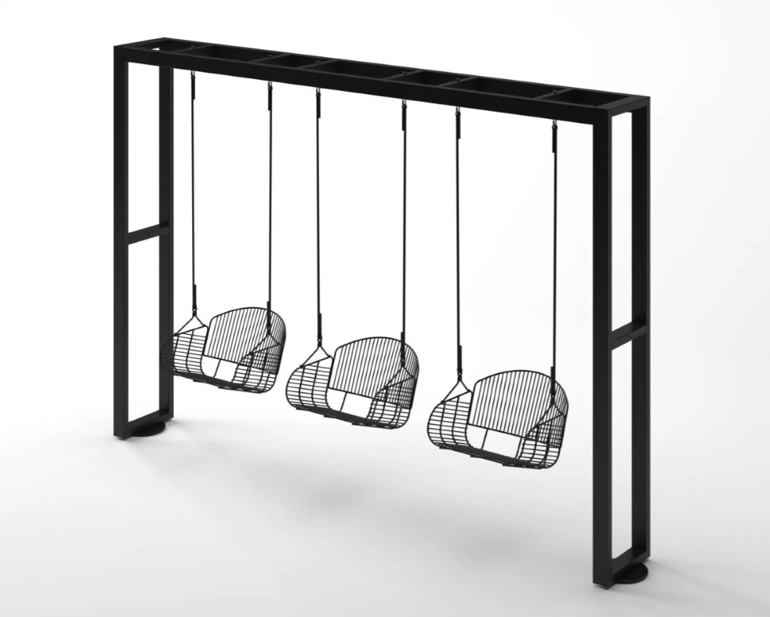Konstrukcja z siedziskami